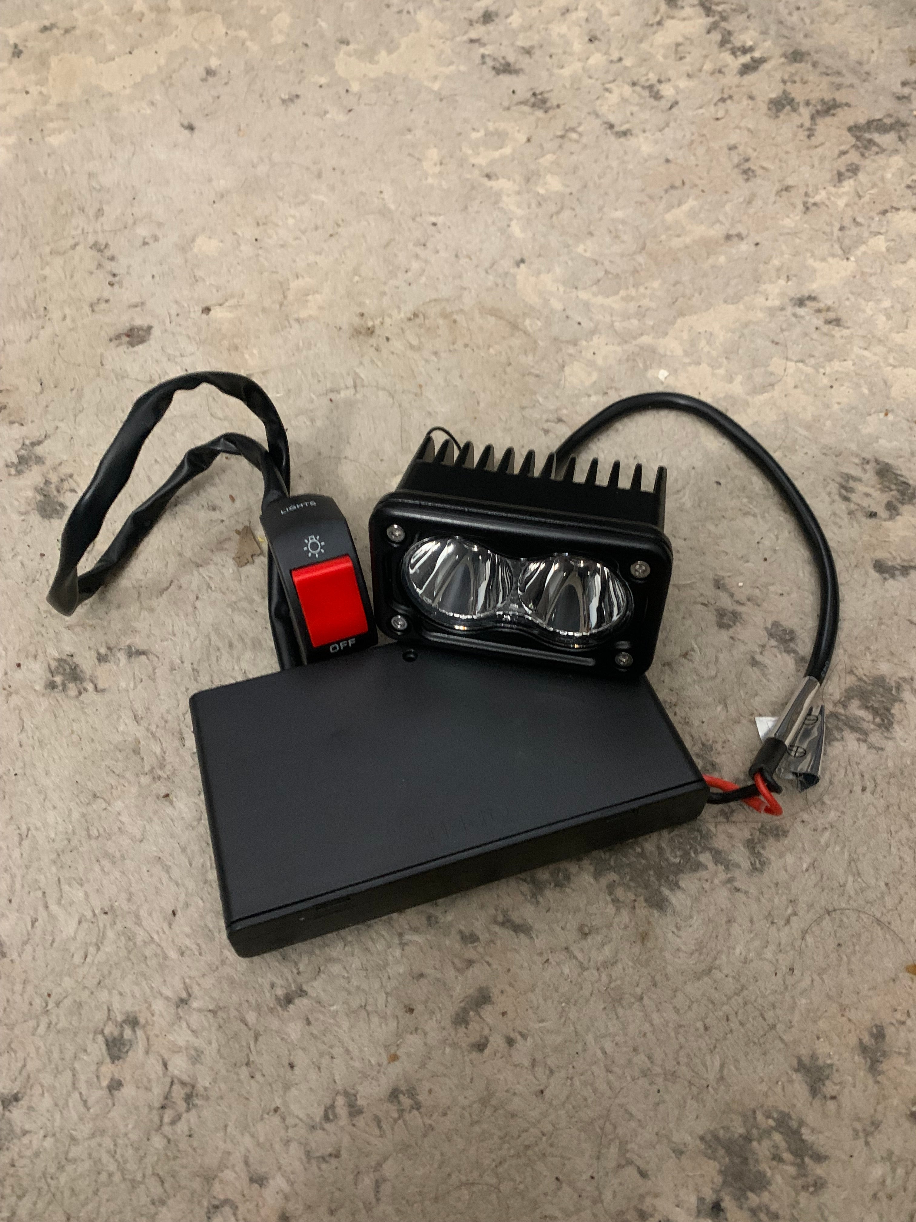 Battery Powered Baja Light – Forge Moto