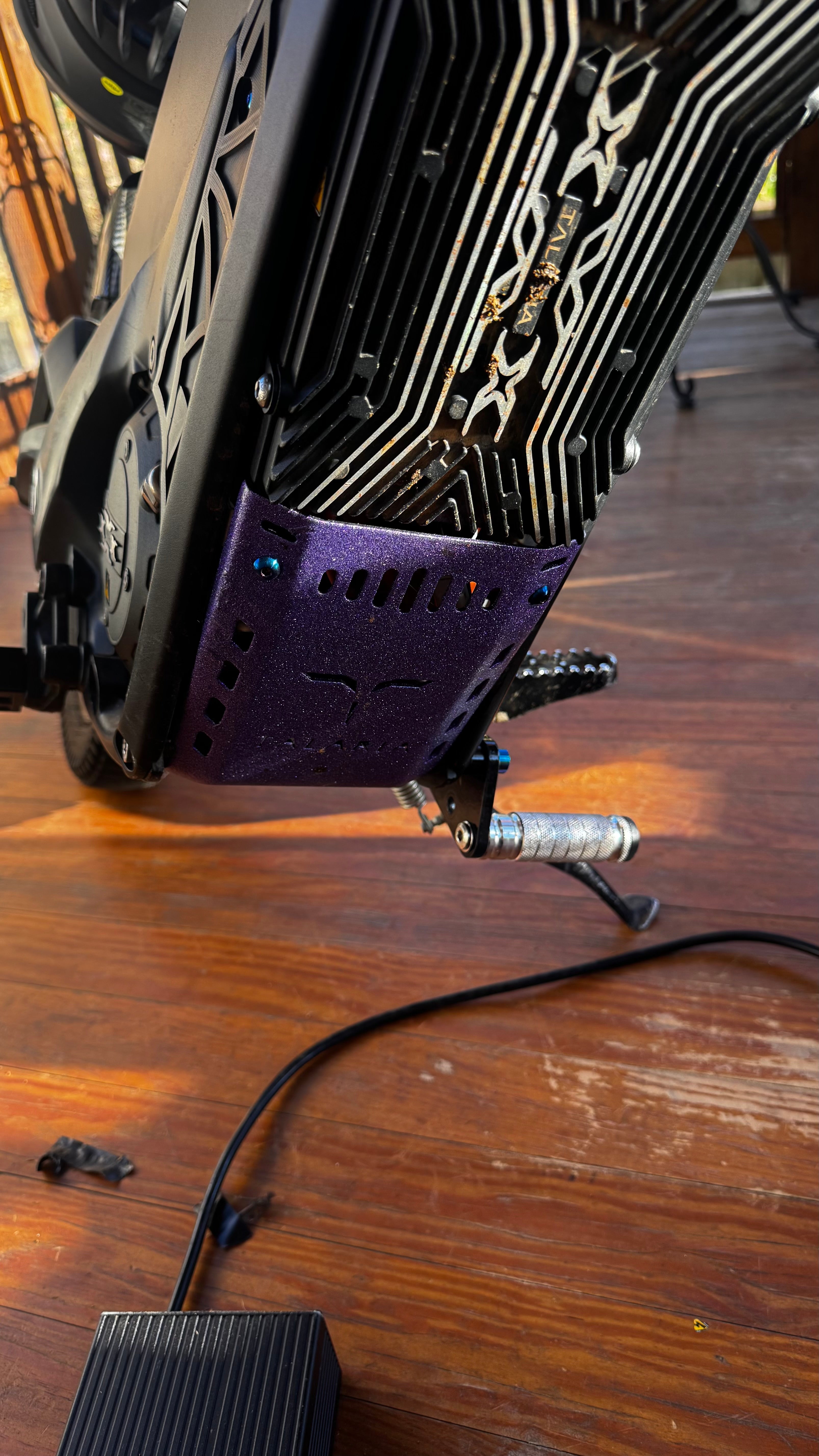 Titanium bash guard bolts