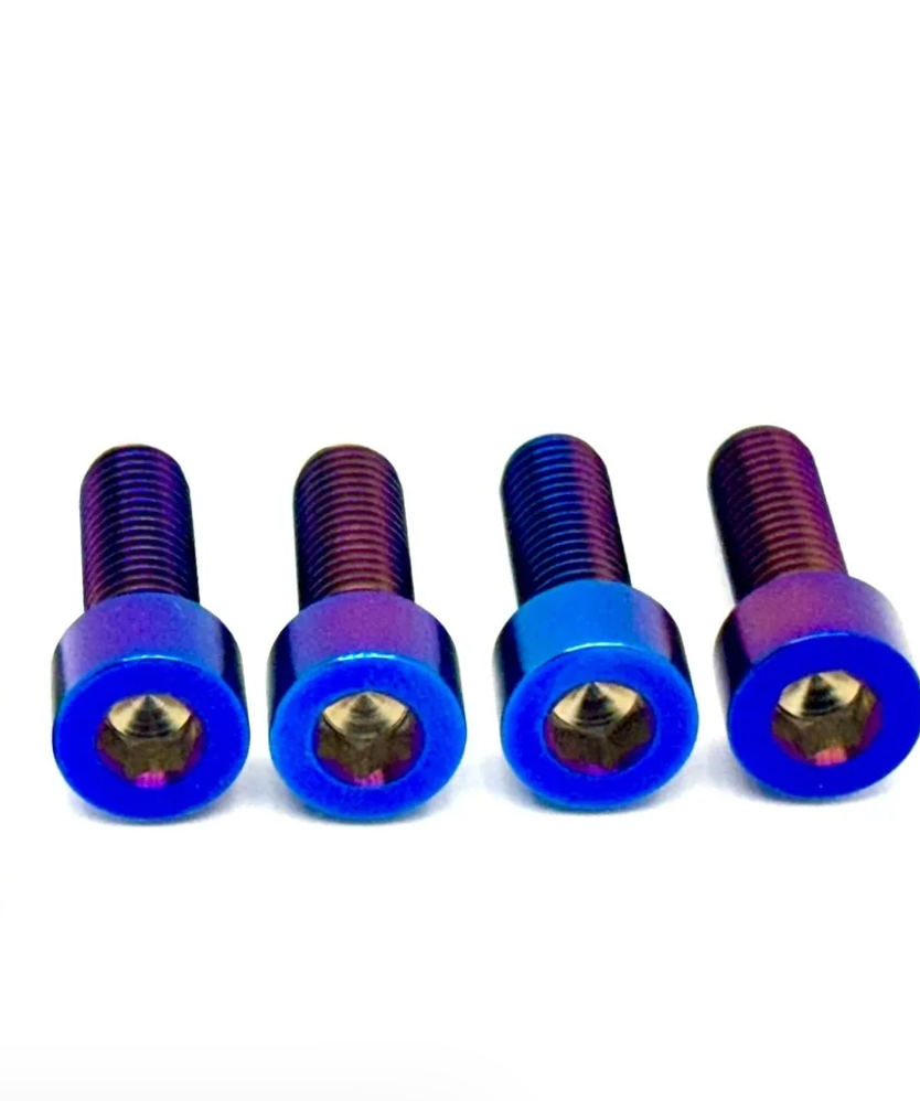 Titanium RTR axel clamp bolts
