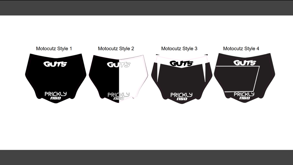 Motocutz Plate Decal