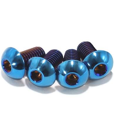 Titanium front rotor bolts